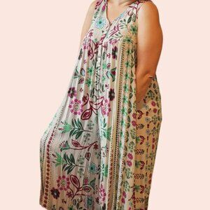 Women's Jumpsuit Easel Brand Floral Print Fun Jumpsuit